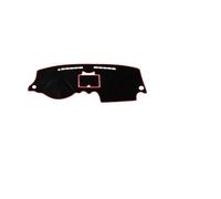 Cubierta salpicadero coche Para Chevrolet Para Aveo Para Kalos Para Lova 2003-2008 2009 2010 2011 Funda Para El Tablero De(With Storage Red)