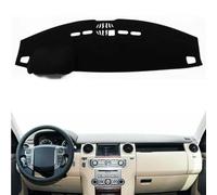 Cubierta Salpicadero Coche para Land Rover for Discovery 3 2005-2009, Panel de Control Alfombrilla Antideslizante Fundas Salpicadero Tablero Alfombra Parasol,Left Hand Drive-Black(Red Edge)