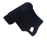 Cubierta salpicadero coche Para Nissan Para Navara D40 2005-2014 Alfombrilla Antideslizante Consola Central Coche Prueba Polvo(All Black,B,LHD)