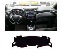 Cubierta salpicadero coche Para Nissan Para Qashqai J11 2014-2016 2017 2018 2019 2020, cubierta salpicadero coche, alfombrilla salpicadero, parasol, alfombras Panel instrumentos Fundas Salpicadero(Red