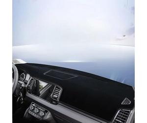 Cubierta salpicadero coche Para Skoda Para Karoq, Cubierta Salpicadero Coche, Alfombrilla Salpicadero, Parasol, Almohadilla Antideslizante, Accesorios Decoración Interior Coche Fundas Salpicadero(Negr