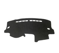 Cubierta Salpicadero Cubierta Protectora Salpicadero Almohadilla Protectora Para VW Para Polo MK5 6R 6C 2009-2015 2016 2017 Accesorios Tablero Protector Solar Alfombra Anti-UV(izquierda,Negro)