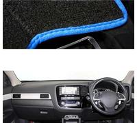 Cubierta Salpicadero Dashboard Cubierta Mat Alfombrilla para Salpicadero Coche, para Mitsubishi para Outlander para PHEV 2013, 2014, 2015, 2016, 2017, 2018, 2019, 2020(Blue RHD)