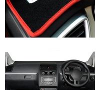 Cubierta Salpicadero Dashboard Cubierta Mat Alfombrilla para Salpicadero Coche, para VW para Touran 2003, 2004, 2009, 2010, 2011, 2012, 2013, 2014, 2015, Parasol, Estilo Coche(Red RHD)