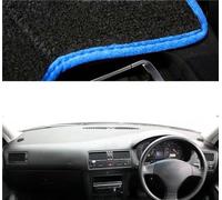 Cubierta Salpicadero Dashboard Cubierta Mat Alfombrilla para Salpicadero De Coche, para VW para Jetta para A4, MK4 para Bora 1998, 1999, 2000, 2001, 2002, 2003, 2004 2005(Blue RHD)