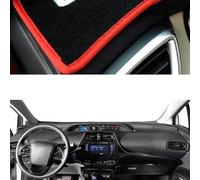 Cubierta Salpicadero Dashboard Cubierta Mat Alfombrilla Protectora Interior para Salpicadero Coche, para Toyota para Priu Ⅳ 50 XW50 para AWD-e 2016-2019 2020 2021 2022(Red LHD)