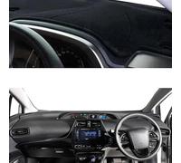 Cubierta Salpicadero Dashboard Cubierta Mat Alfombrilla Protectora Interior para Salpicadero Coche, para Toyota para Priu Ⅳ 50 XW50 para AWD-e 2016-2019 2020 2021 2022(Black RHD)