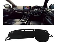 Cubierta Salpicadero para Nissan Qashqai J12 2021 2022 2023 2024,Coche Alfombrilla Antideslizante Anti-UV Cubre Salpicadero,A-Black Side