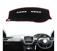 Cubierta Salpicadero para Peugeot 2008 2013~2019 2014 2015 2016 2017 2018,Coche Alfombrilla Antideslizante Anti-UV Cubre Salpicadero