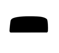 Cubierta Salpicadero Parasol Para Ventana Trasera Y Tapete Decorativo Con Aislamiento Térmico Para Kia K2 2011-2016(Black)
