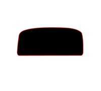 Cubierta Salpicadero Tapete Decorativo Aislante Para Ventana Trasera De Para Kia K2 2011-2016 Sin Luz(Red)