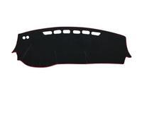 Cubierta Salpicaro Alfombrilla Para Kicks P15 2016-2020 Alfombrilla Para Cubierta De Salpicadero Coche Para Evitar Luz Panel Instrumentos Alfombras Adornos(Red Side)