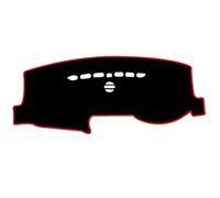 Cubierta Salpicaro Alfombrilla Para Mondeo 2013-2016 2017 2018 2019 2020 2021 Cubierta Para Salpicadero De Coche Alfombrilla Para Tablero Protector Solar Alfombra Accesorios(RHD,Red)