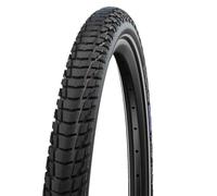 Schwalbe Reifen Marathon Plus Tour SmartGuard Cubiertas, Unisex, Negro con Rayas Reflectantes, 50-559