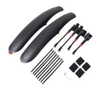 Cubierta segura para guardabarros de ciclismo con barra de extensión | Kit de guardabarros de bicicleta para montaña, carretera, camino, senderismo, lluvia, barro y ciclismo