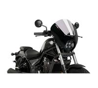 CUBIERTA SEMICARNEADA PUIG DARK NIGHT PARA HONDA CMX500 REBEL 20-24 HUMO CLARO-2