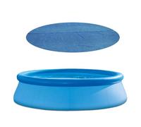 Cubierta solar for piscina - 183 x 183 cm, redonda, aislante y plegable, cubierta térmica de burbujas for piscinas elevadas y enterradas.(183cm)