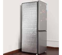 Cubierta solar para refrigerador de exterior, funda para congelador vertical, lámina de aluminio de doble cara, pantalla aislante autoadhesiva para cámaras frigoríficas(A,50 * 170cm)