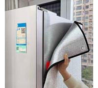 Cubierta solar para refrigerador de exterior, manta aislante de papel de aluminio para congelador, fundas para refrigeradores verticales de exterior, parasol para balcón(A,50 * 170CM)