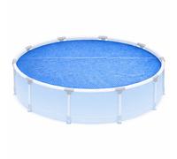 Cubierta Solar Redonda Para Piscina Frame Pool De Estructura De Acero 420 Cm