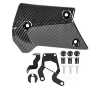Cubierta Superior de Aleta de Escape Marco Interior Panel Lateral Central Plástico ABS Compatible Con BMW R1200GS Adventure 2013-2018 R1250GS 2019-2023(Carbon Fiber Look)