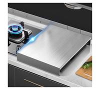 Cubierta superior de estufa resistente a los arañazos para cocinas de gas, tabla de cortar resistente al desgaste con asa, adecuada para encimeras y caravanas