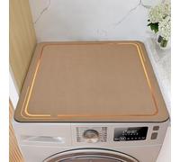 Cubierta superior de lavadora, protector a prueba de polvo para lavadoras y secadoras de carga frontal, cubierta antideslizante para horno microondas, 36 x 46 cm