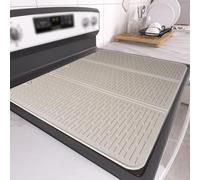 Cubierta superior de silicona para estufa, resistente a los arañazos hasta 450 F, protector plegable para cocinas eléctricas de gas, seguro para mascotas, protector de cocina, fácil de limpiar, apto