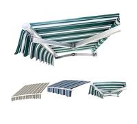 Cubierta superior de tela de repuesto para patio, impermeable, 400 x 200 cm, color verde