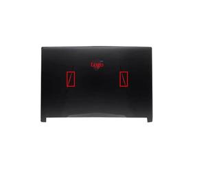 Cubierta Superior Negra para portátil con Logotipo de Dragon Shield y Barra roja para MSI GL63 8RC 8RD 8RE 8RCS 8SC 8SD 8SDK 8SE 8SEK (Nueva)