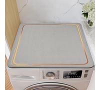 Cubierta superior para lavadora, protector a prueba de polvo para lavadoras y secadoras de carga frontal, funda antideslizante para horno microondas, 36 x 46 cm