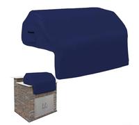 Cubierta superior para parrilla de barbacoa al aire libre, cubierta impermeable 210D para parrilla de barbacoa a prueba de sol, para uso en exteriores, fácil de limpiar (48 pulgadas)