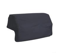 Cubierta superior para parrilla de barbacoa de tela Oxford 600D, resistente al agua, protector negro con asas reforzadas y rejillas de ventilación para camping, se adapta a 37 x 27 x 24 pulgadas