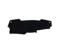 Cubierta Tablero Compatible con Nissan para Marzo Micra K13 2010-2014 2015 2016 Cubierta del Tablero del Coche Alfombrilla Parasol Alfombra Interior(Left Hand Drive,Black Black Edge)