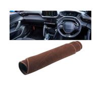 Cubierta Tablero Compatible Con Peugeot 2008 Para E2008 2019 2020 2021 2022 2023 Funda Salpicadero Coche Almohadillas Protectoras Evitar La Luz Alfombras Parasoles(RHD Brown)