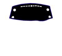 Cubierta Tablero Para KIA Para Carens 2007-2019 UN RP LHD RHD Dashmat Pad Alfombra Dash Mat Cape Car Auto Dashboard Cover Funda Salpicadero(Blue RHD 13-19)