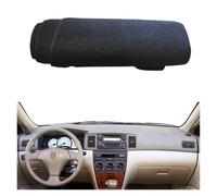 Cubierta Tablero Para Toyota Para Corolla Para Altis 2003-2007 LHD RHD 2 Capas Cubierta De Tablero Automóvil Alfombra Capa Sombra Almohadilla Funda Salpicadero(LHD Black)