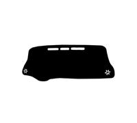 Cubierta Tablero Protector Consola Central Para Toyota Para Vitz 2018-2020 Alfombra Salpicadero Parasol Accesorios Coche Cubierta Interior Salpicadero Cubierta Salpicadero(LHD Blue)