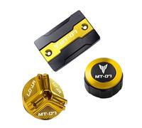 Cubierta Taza Aceite Embrague para MT07 MT 07 FZ07 2014-2023 2021 2022 Accesorios Freno Delantero Y Trasero Tapa del Tanque De Combustible Aceite Cubierta Protectora