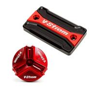 Cubierta Taza Aceite Embrague para V Strom para V-Strom para VS&trom 650 250 1000/xt DL650 DL1000 DL250 Accesorios Protector del Tapón De Llenado Aceite Depósito Líquido Freno Delantero