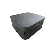 Cubierta térmica 200 x 200 cm - Cubierta Aislante para Whirlpool Milano en Gris Antracita nergética y Resistente a la Intemperie | Aislamiento de 8 - 10 cm de Grosor |