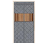 Cubierta térmica de puerta - Aislamiento magnético engrosado | Protección de puerta de invierno | Pantalla resistente a la intemperie del panel de pantalla de tela de barrera fría del po