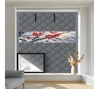 Cubierta térmica for ventanas for invierno, aislamiento térmico for ventanas, Mantas for ventanas de tela Oxford, aislantes gruesas, bloquean el frío.(Gray,71x91in/180x230cm)