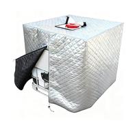 Cubierta térmica para depósito IBC de 1000 l - Lona antiheladas con aislamiento térmico, funda impermeable para depósito de agua de lluvia, protección UV contra la formación de algas - Dimensiones