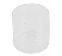 Cubierta Transparente de acrílico para alimentador de corales, Protector de alimentación de corales para acuarios Que Evita Que los Peces y los camarones roben Comida, para una Ali (100mm)