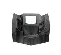 Cubierta transparente del capó del motor delantero de fibra de carbono Compatible con Chevrolet Corvette C6 C7 2014 2015 2016 2017 2018 2019