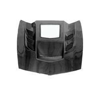 Cubierta transparente del capó del motor delantero de fibra de carbono Compatible con Chevrolet Corvette C6 C7 2014 2015 2016 2017 2018 2019