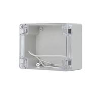 Cubierta Transparente For Enchufe Impermeable De Exterior,Cubierta For Enchufe Externo,Protección Solar Práctica,Adecuada For Talleres Y Obras De Construcción(16x11x9cm/6.2x4.3x3.5in)