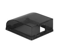 Cubierta transparente para tomacorriente eléctrico - Tapa protectora de seguridad, mejoras para el hogar a prueba de polvo, 8,79 cm de ancho interno + acabado translúcido, construcción confiable de po