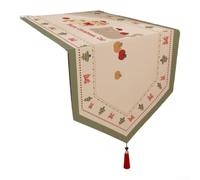 Cubierta triangular de cáñamo festivo para refrigerador, impermeable, para lavadora, secadora, paño multiusos de 55 x 130 cm (60 x 170 cm)